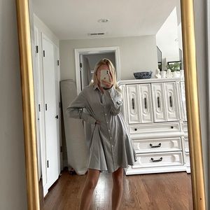 Vestique/New/SizeM/ Blue White Stripe-Dress